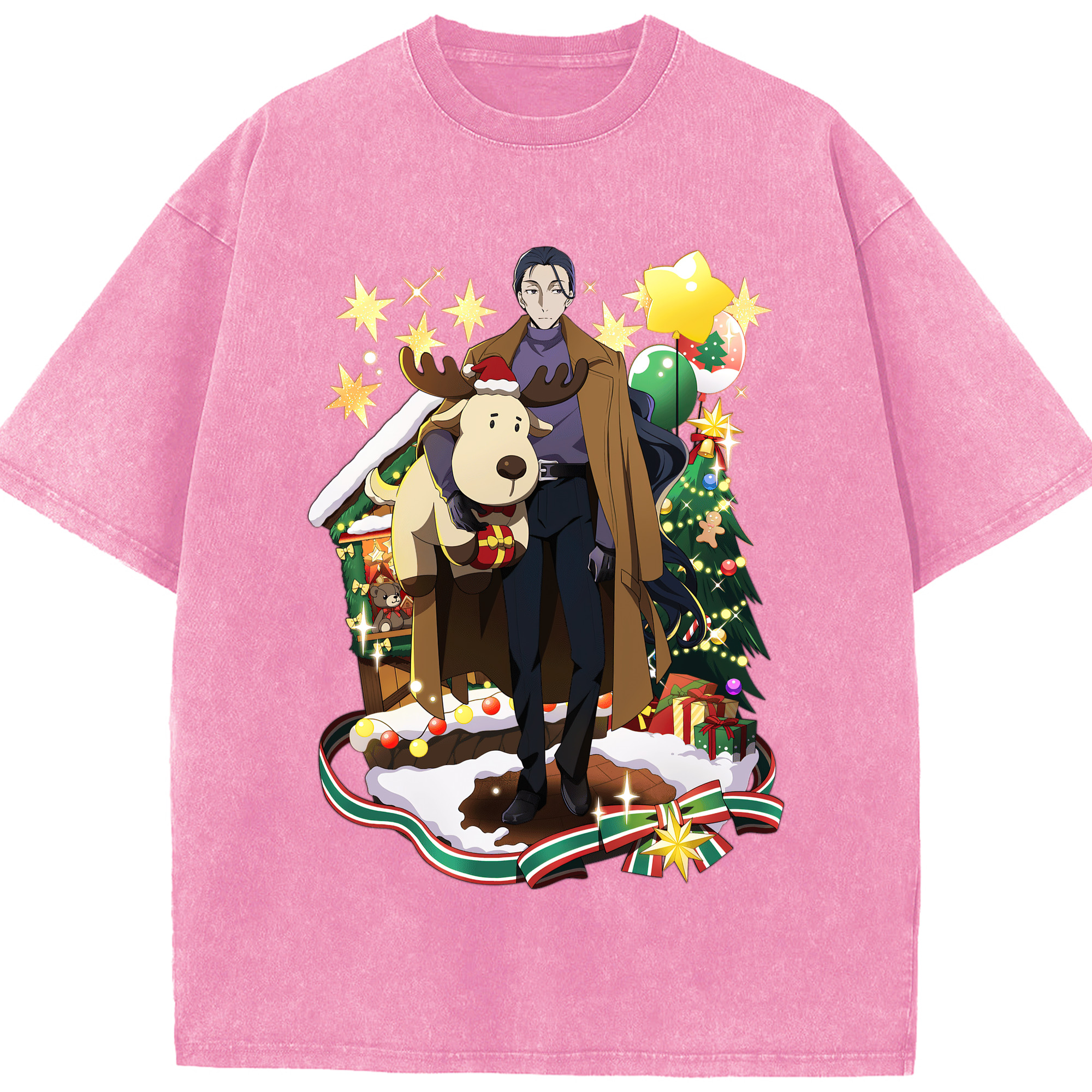 （画像用） 文豪ストレイドッグス Bungo Stray Dogs 綿100% ヴィンテージ風 半袖Tシャツ（フロントプリント）